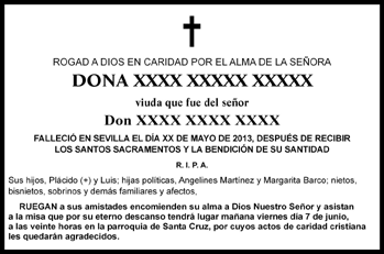 Formato de esquela 2